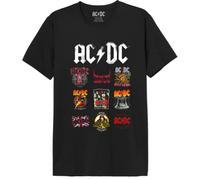 AC/DC MEACDCRTS033 Camisetas, Negro, XS para Hombre