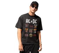 AC/DC MEACDCRTS033 Camisetas, Negro, S para Hombre