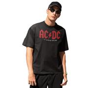 AC/DC Meacdcrts037 T-Shirt, Nero, XS Uomo