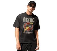 AC/DC Meacdcrts038 Camiseta, Negro, XS para Hombre
