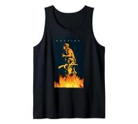 AC/DC Music Band Bonfire Póster gráfico Arte Camiseta sin Mangas