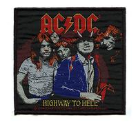 AC/DC Parche Highway to Hell/Aufnäher Schwarz