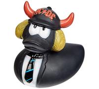 AC/DC Patito de Goma Angus Unisex Pato de Goma Negro, 100% Policloruro de Vinilo (PVC),