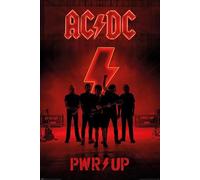AC/DC Póster Pwr Up (talla única) (rojo/negro)