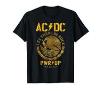 AC/DC PWR UP México Eagle Escudo de Armas Rayo Bolt Camiseta