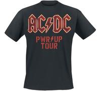 AC/DC PWR UP - Tourshirt 24 Hombre Camiseta Negro XXL 100% algodón Regular