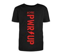 AC/DC - PWRUP Tourshirt 2024 Fans incluida Tourdate, sostenible, duradera, robusta (DE/NL/SE/PL, alfanumérica, XXL, Regular, Regular, Negro), Negro