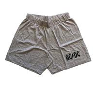 AC/DC Pyjamas For Those About To Rock Guitar Band Logo Nuevo Oficial Negro Size XL