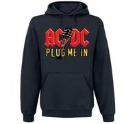 AC/DC Rock Or Bust Hombre Sudadera con Capucha Negro 50% algodón, 50% poliéster Regular