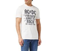AC/DC Saludo Camiseta, Blanco (White White), M para Hombre