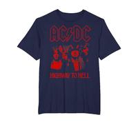 AC/DC - Si Quieres Sangre Camiseta, Hombre Tallas Grandes, Azul Marino, 3X Alto