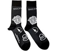 Ac/Dc Socks Icons Band Logo oficial para hombre, color negro, talla única, Negro, talla nica
