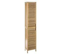 AC-Deco - Columna de Almacenamiento (34 x 24 x 170 cm, bambú, 34 x 24 x 170 cm) 170 cm
