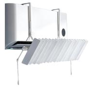 AC Deflector - Mini Split Air Guide | Adjustable Wall Vent Shield Panel