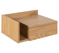 AC Design Furniture Fia - Mesita de Noche con cajón de Madera de Roble, 1 Unidad, 40 x 16,5 x 32 cm (Ancho x Alto x Profundo)