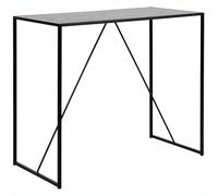 AC Design Furniture Jörn Mesa Alta, 105 × 120 × 60 cm, Negro, MDF/metálico, 1 Pieza