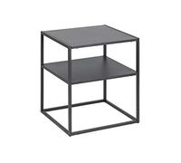 AC Design Furniture Nino Mesilla de Noche, Color Negro, Metal, Ancho 45 cm x Alto 50,5 cm x Fondo 40 cm, 1 Pieza