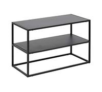 AC Design Furniture Nino Zapatero Negro Moderno con Estante, 1 Estante, 70 x 45,5 x 33 cm, 1 Unidad