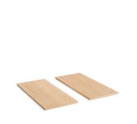 AC Design Furniture Plantilla Placa Colonna Juego de 2 Roble