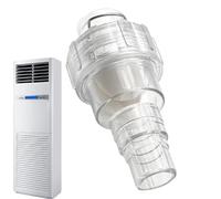 AC Drain Check Valve - Anti-Backflow Odor Sealing Flap | Transparent
