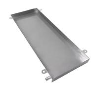 AC Drip Pan, Utility Stainless Steel Drain Tray with Drain and Rolled Edges, Condensate Drain Pan for Split Air Conditioners(93 * 44cm)