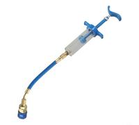 Ac/for Hvac Service Tools - Acoplador profesional Ml de lado bajo, adaptador rápido Sae para Quarter Automotive 30 gira a mano un inyector de tinte con aceite R134a