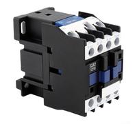 AC für schütz 12A für 1p CJX2-1210 AC220V Hutschriene AC für schütz (CJX2 | Corriente nominal de 12 A, bobina de 220 V CA, riel DIN para sombrero, diseño compacto, fácil instalación