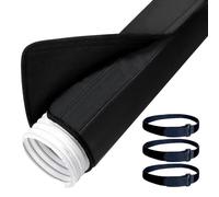 Ac Hose Cover, Exhaust Duct, 59.06x21.26 Inches Insulated Wrap Design and Easy Installation Feature, Protective Sleeve for Portable Air Conditioner Replacement Use