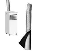 AC Hose Insulation Sleeve, Air Conditioner Pipe Cover for 5.9 Inch Exhaust Hoses, Easy-to-Install Duct Wrap Thermal Protection RV, Office, Home, Indoor Outdoor Cooling