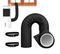 AC Hose Insulation Sleeve, Portable Air Conditioner Hose Cover, Thermal Pipe Protection For 5 & 5.9 Inch Diameter Exhaust Hoses - Energy Saving Insulated Wrap For Home, Garage, Basement, Apartment & O