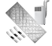 AC Hose Insulation Sleeve, Weatherproof Vent Tube Cover, Strong Thermal Foam Wrap, Diseño de cremallera ajustable para aire acondicionado portátil Hoses in Garage, RV, Apartment, Dorm, Home