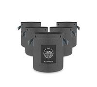 AC Infinity 5 macetas de tela resistente de 3,5 litros con bolsa de crecimiento con 500 g de tela no tejida y anillos multiusos, para entrenamiento de plantas de bajo estrés, frutas, verduras y flores