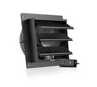 AC Infinity AIRLIFT S10, 250mm Ventilador de escape de persiana de con controlador de 10 velocidades, motor EC, ventilación y refrigeración de montaje en pared para cobertizos, áticos, talleres