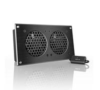 AC Infinity AIRPLATE S5, 21cm sistema de ventilador de refrigeración silencioso de con control de velocidad, para gabinetes AV de cine en casa
