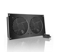 AC Infinity AIRPLATE S7, 30cm sistema de ventilador de refrigeración silencioso de con control de velocidad, para gabinetes AV de cine en casa