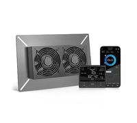AC Infinity AIRTITAN T7, 300mm Ventilador de ventilación con controlador de humedad de temperatura, para espacio de rastreo, sótano, garaje, ático, hidropónico, tiendas de campaña de cultivo