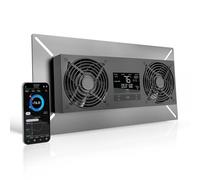AC Infinity AIRTITAN T8-N, ventilador de sótano Crawlspace, controlador de humedad de temperatura compatible con aplicación WiFi, clasificación IP-55, entrada