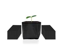 AC Infinity Bolsas de vivero de 1 galón, bolsas de cultivo de tela no tejida, paquete de 50 macetas biodegradables para comenzar semillas, trasplante de suelo, suministro de jardín en el hogar