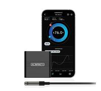 AC Infinity CLOUDCOM A1 Mini higrómetro de humedad de temperatura inteligente, monitor de aplicación Bluetooth, medidor de clima, sonda de sensor de termómetro, sótanos, salas de guitarra, tiendas de