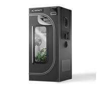 AC Infinity CLOUDLAB 722, 60x60x180cm Advance Tienda de campaña de Cultivo más Gruesa de 2,5cm con Lienzo de Mylar de Diamante 2000D de Mayor Densidad, Soporte de Controlador para Cultivo hidropónico