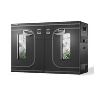 AC Infinity CLOUDLAB 816, 300x150x200cm Advance Tienda de campaña de cultivo más gruesa de 2,5cm con lienzo de mylar de diamante 2000D de mayor densidad soporte de controlador para cultivo hidropónico