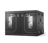 AC Infinity CLOUDLAB 899, 240x240x200cm Advance Tienda de campaña de cultivo más gruesa de 2,5cm con lienzo de mylar de diamante 2000D de mayor densidad soporte de controlador para cultivo hidropónico