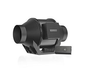 AC Infinity CLOUDLINE A4, 100mm silencioso ventilador de conducto en línea de con controlador de velocidad, motor EC, ventilador de escape de ventilación para calefacción y refrigeración tiendas