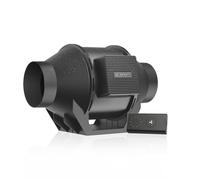 AC Infinity CLOUDLINE H4, 100mm ventilador de tubo silencioso de con regulador de velocidad, ventilador extractor con protección IP65 para carpas de cultivo, cámaras de fructificación de hongos