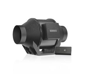 AC Infinity CLOUDLINE H4, 100mm ventilador de tubo silencioso de con regulador de velocidad, ventilador extractor con protección IP65 para carpas de cultivo, cámaras de fructificación de hongos