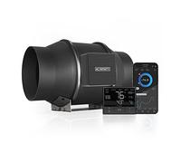 AC Infinity CLOUDLINE PRO T6, 150mm ventilador silencioso de conducto en línea de con controlador VPD de temperatura, control de aplicación integrado WiFi, ventilador de escape de ventilación