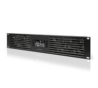 AC infinito cloudplate t7-n, panel de ventilador de montaje en rack 2U, flujo de aire de admisión para refrigeración AV, Cine en casa, Red 19 "estante