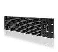 AC Infinity CLOUDPLATE T9, Panel de ventilador de montaje en rack 3U, flujo de aire de escape, para refrigeración AV, Home Theater, Racks de red de 19"