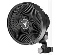 AC Infinity CLOUDRAY A9, 23cm Ventilador de clip para tienda de cultivo de con motor EC rediseñado de larga duración, 10 velocidades de viento dinámicas personalizadas, resistente a la