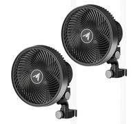 AC Infinity CLOUDRAY S9, 23cm Paquete de 2, ventilador de clip para tienda de cultivo de con motor EC rediseñado de larga duración, 10 velocidades de viento dinámicas personalizadas y